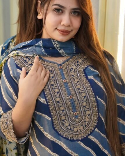 Sequinse Embroidery 3 pis